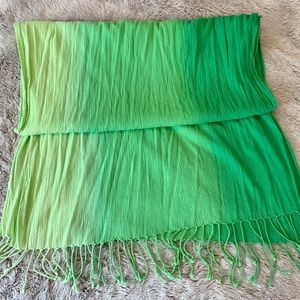 BR Ombré Green scarf